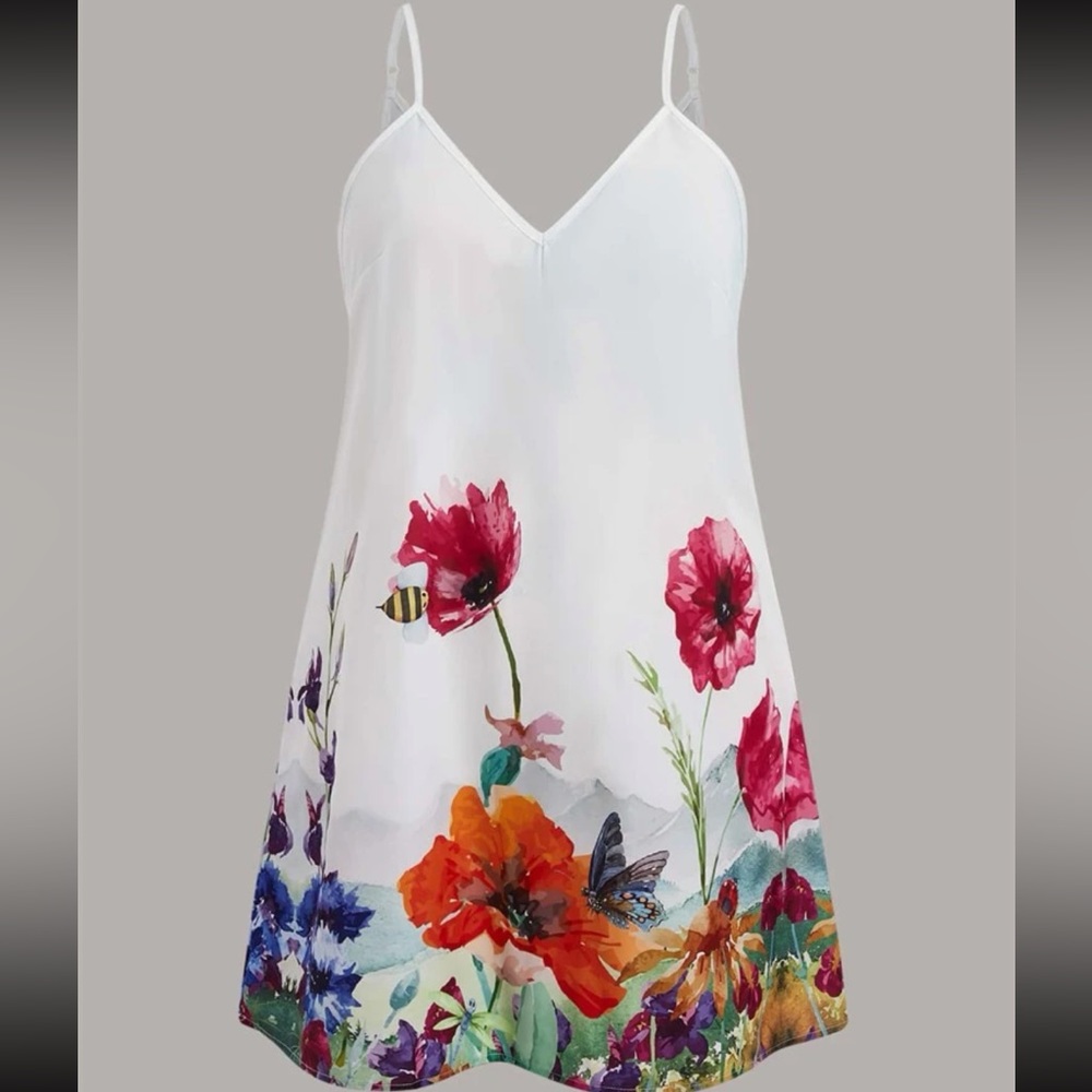 Floral Print Cami Dress